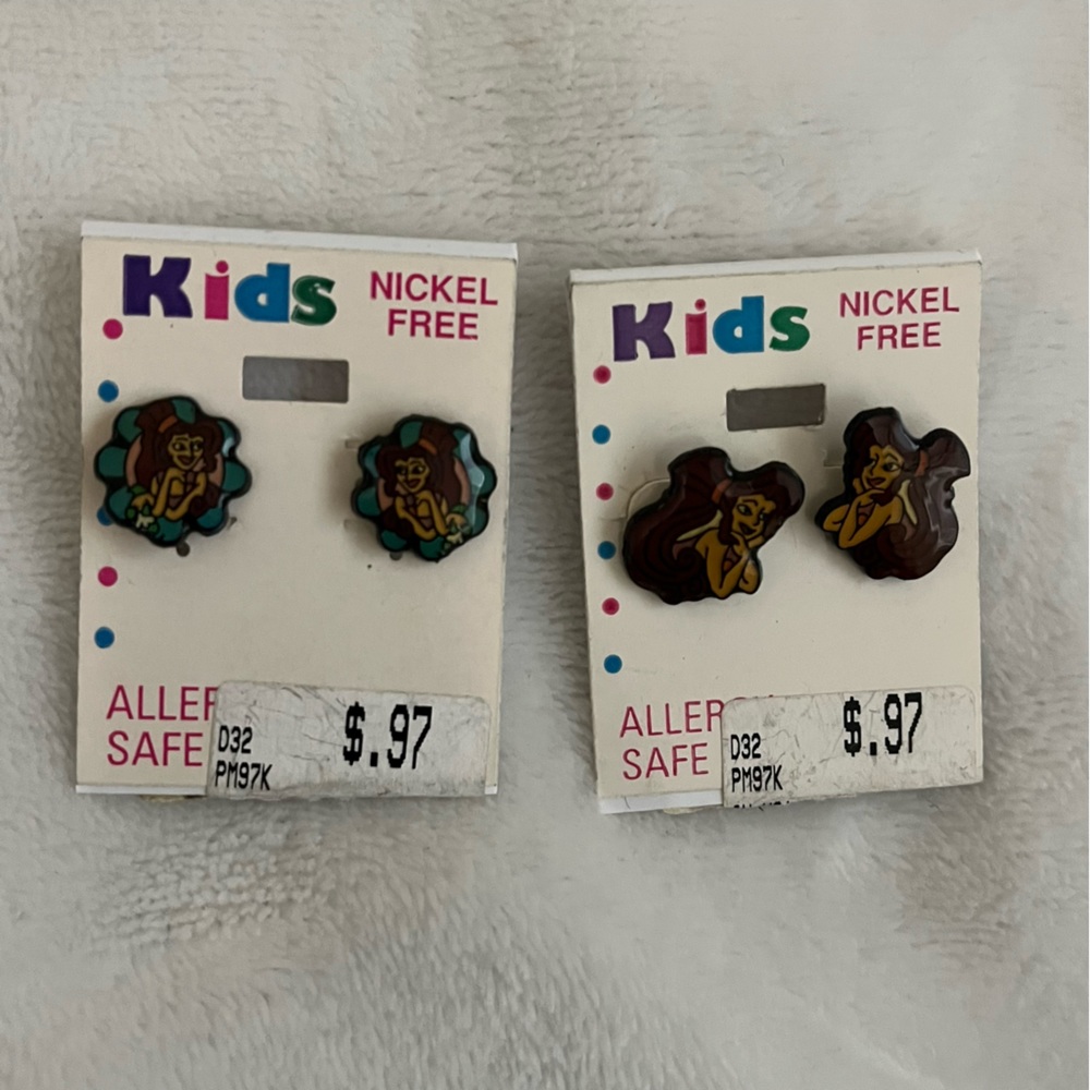 ‼️NWT DEADSTOCK‼️ Disney Hercules Earrings